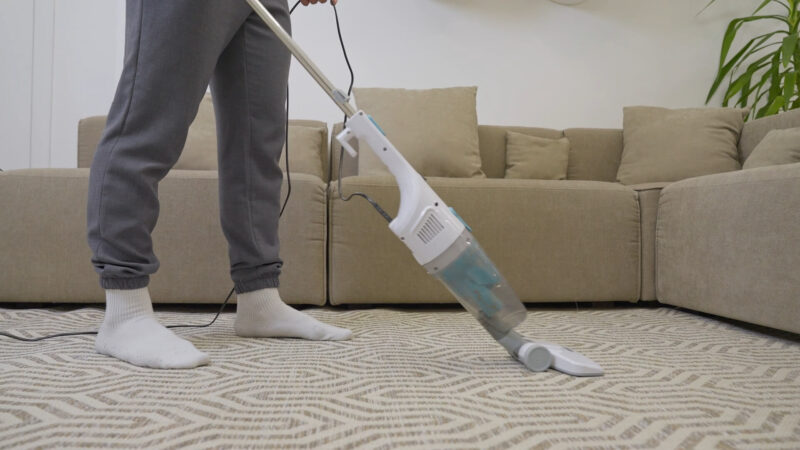 Vacuuming or Steam Cleaning